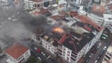 İstanbulda 5 mərtəbəli binada yanğın baş verib