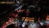 İstanbulda xəstəxananın damında yanğın baş verib