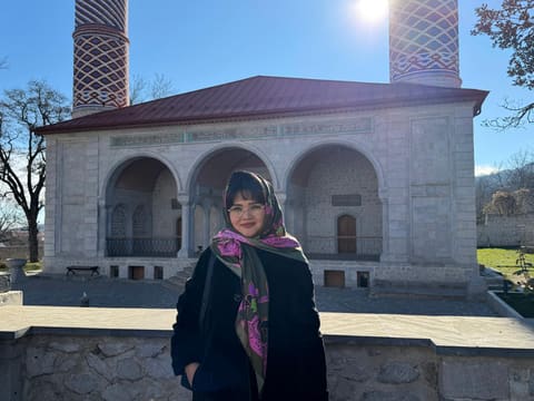 Özbəkistan nümayəndə heyəti Şuşa şəhəri ilə tanış olub - Fotolar