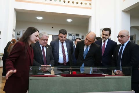 Emin Əmrullayev Gürcüstanın ali təhsil sahəsində əməkdaşlıq imkanlarını müzakirə edib