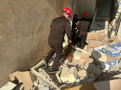 Nərimanovda obyektdə baş verən partlayışda 5 nəfər xəsarət alıb - YENİLƏNİB 4