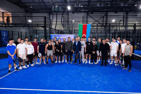Padel üzrə ilk Azərbaycan çempionatına start verilib - Fotolar