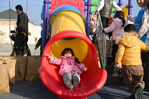 Leyla Əliyeva Qaradağda yeni parkın açılışında iştirak edib 