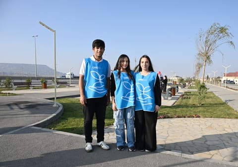 Leyla Əliyeva Qaradağda yeni parkın açılışında iştirak edib 