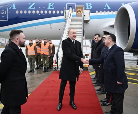 Azərbaycan Prezidenti İlham Əliyev Slovakiyaya rəsmi səfərə gəlib - YENİLƏNİB