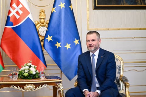 İlham Əliyevin Slovakiya Prezidenti ilə təkbətək görüşü olub