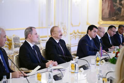 İlham Əliyevin Slovakiya Milli Şurasının sədri ilə təkbətək və geniş tərkibdə görüşləri olub - YENİLƏNİB