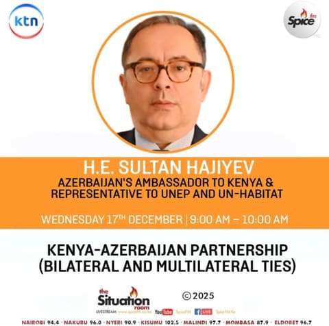 Azərbaycanın Keniyadakı səfiri “Spice FM” radio kanalına müsahibə verib