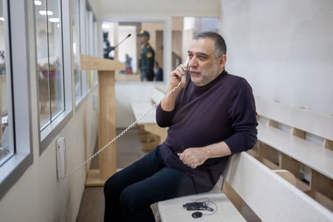 Ruben Vardanyanın məhkəməsində prokuror çıxış edib, təqsirləndirilən şəxsin ömürlük azadlıqdan məhrum olunmasını təklif edib