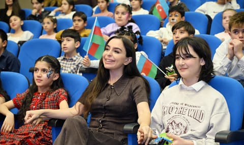 Leyla Əliyeva “ASAN Məktub” sosial proqramının 10 illiyinə həsr olunan tədbirdə iştirak edib