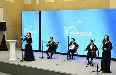 Leyla Əliyeva “ASAN Məktub” sosial proqramının 10 illiyinə həsr olunan tədbirdə iştirak edib
