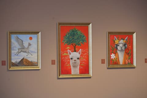 Heydər Əliyev Mərkəzində "And və Qafqaz dağları arasında təxəyyül dünyası” sərgisinin açılışı olub