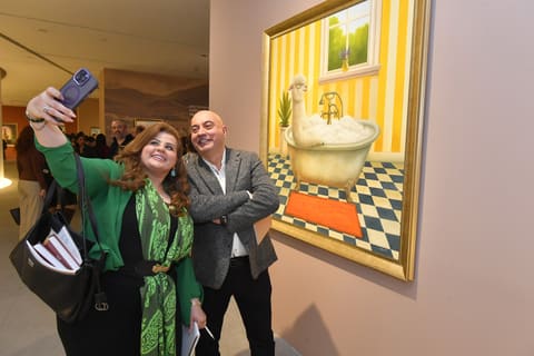 Heydər Əliyev Mərkəzində "And və Qafqaz dağları arasında təxəyyül dünyası” sərgisinin açılışı olub
