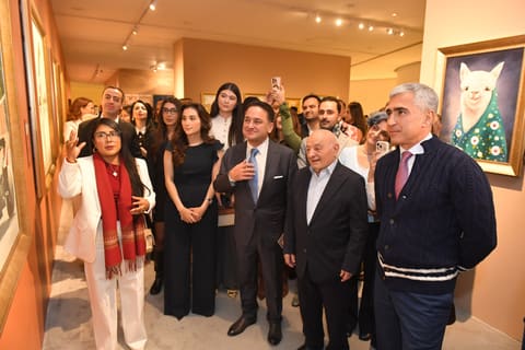 Heydər Əliyev Mərkəzində "And və Qafqaz dağları arasında təxəyyül dünyası” sərgisinin açılışı olub