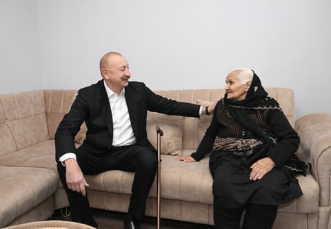 İlham Əliyev Xankəndinin Kərkicahan qəsəbəsində olub- YENİLƏNİB