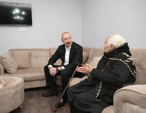 İlham Əliyev Xankəndinin Kərkicahan qəsəbəsində olub- YENİLƏNİB