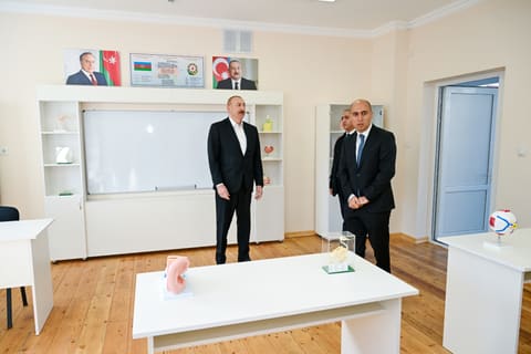 Kərkicahan qəsəbə 1 nömrəli tam orta məktəbin binası əsaslı təmirdən sonra istifadəyə verilib