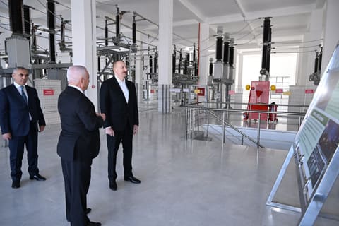 “Xankəndi-1” elektrik yarımstansiyası istismara verilib 