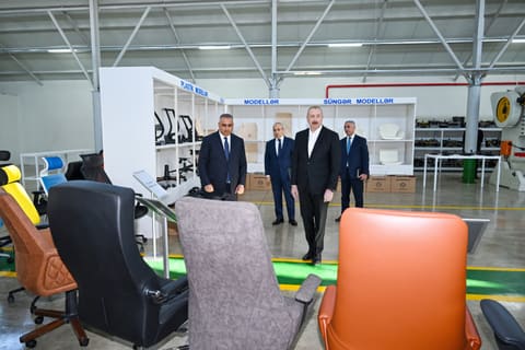 Xocalının Ballıca kəndində ofis mebelləri və mebel aksesuarlarının istehsalı müəssisəsi açılıb