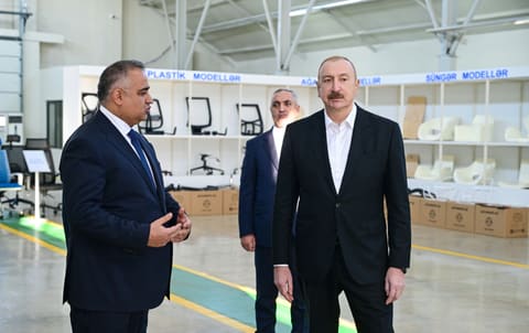 Xocalının Ballıca kəndində ofis mebelləri və mebel aksesuarlarının istehsalı müəssisəsi açılıb