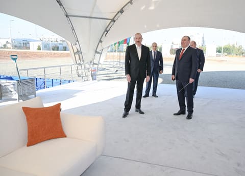 Prezident Ağdam Sənaye Parkında "Saloğlu Qarabağ" MMC-nin istehsal müəssisəsinin təməlini qoyub