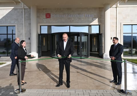 Ağdam şəhərində “Hilton Garden Inn Agdam” hoteli istifadəyə verilib