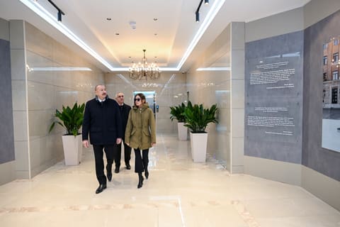 İlham Əliyev Xankəndi şəhərində Zəfər parkının açılışında iştirak edib -YENİLƏNİB