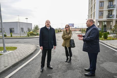 İlham Əliyev Ağdamda 2-ci yaşayış kompleksinin açılışında iştirak edib - YENİLƏNİB