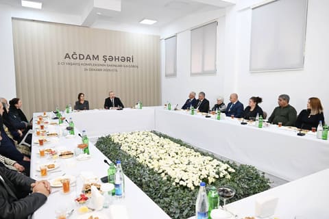 İlham Əliyev Ağdamda 2-ci yaşayış kompleksinin açılışında iştirak edib - YENİLƏNİB