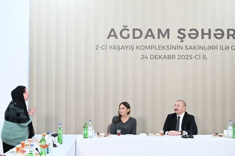 İlham Əliyev Ağdamda 2-ci yaşayış kompleksinin açılışında iştirak edib - YENİLƏNİB