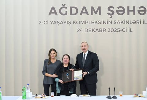 İlham Əliyev Ağdamda 2-ci yaşayış kompleksinin açılışında iştirak edib - YENİLƏNİB