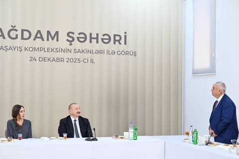 İlham Əliyev Ağdamda 2-ci yaşayış kompleksinin açılışında iştirak edib - YENİLƏNİB