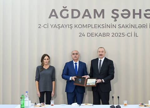 İlham Əliyev Ağdamda 2-ci yaşayış kompleksinin açılışında iştirak edib - YENİLƏNİB