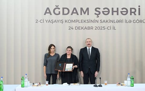 İlham Əliyev Ağdamda 2-ci yaşayış kompleksinin açılışında iştirak edib - YENİLƏNİB