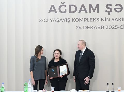 İlham Əliyev Ağdamda 2-ci yaşayış kompleksinin açılışında iştirak edib - YENİLƏNİB