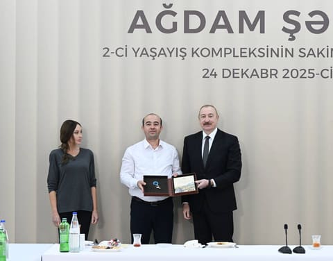 İlham Əliyev Ağdamda 2-ci yaşayış kompleksinin açılışında iştirak edib - YENİLƏNİB