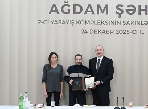 İlham Əliyev Ağdamda 2-ci yaşayış kompleksinin açılışında iştirak edib - YENİLƏNİB