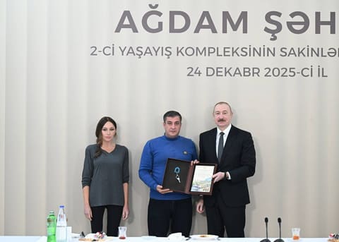 İlham Əliyev Ağdamda 2-ci yaşayış kompleksinin açılışında iştirak edib - YENİLƏNİB