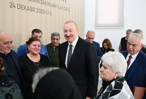 İlham Əliyev Ağdamda 2-ci yaşayış kompleksinin açılışında iştirak edib - YENİLƏNİB