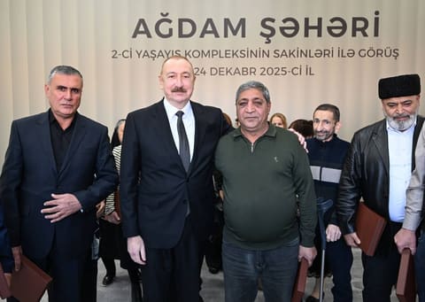 İlham Əliyev Ağdamda 2-ci yaşayış kompleksinin açılışında iştirak edib - YENİLƏNİB