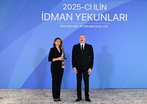 İlham Əliyev 2025-ci ilin idman yekunlarına həsr olunan mərasimdə iştirak edib - YENİLƏNİB