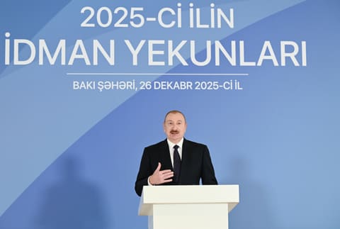İlham Əliyev 2025-ci ilin idman yekunlarına həsr olunan mərasimdə iştirak edib - YENİLƏNİB