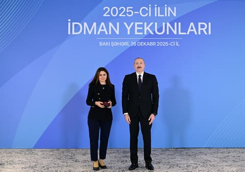 İlham Əliyev 2025-ci ilin idman yekunlarına həsr olunan mərasimdə iştirak edib - YENİLƏNİB