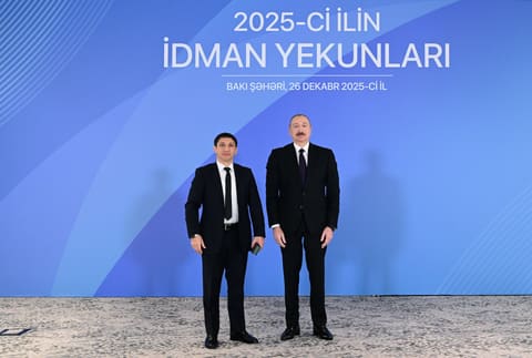 İlham Əliyev 2025-ci ilin idman yekunlarına həsr olunan mərasimdə iştirak edib - YENİLƏNİB