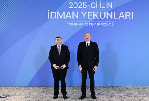 İlham Əliyev 2025-ci ilin idman yekunlarına həsr olunan mərasimdə iştirak edib - YENİLƏNİB