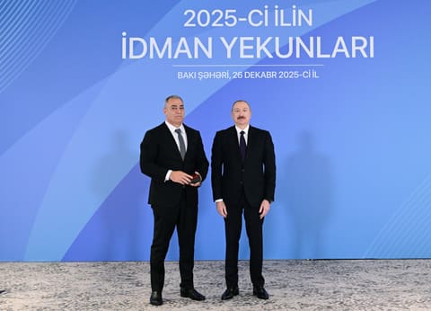 İlham Əliyev 2025-ci ilin idman yekunlarına həsr olunan mərasimdə iştirak edib - YENİLƏNİB