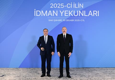 İlham Əliyev 2025-ci ilin idman yekunlarına həsr olunan mərasimdə iştirak edib - YENİLƏNİB