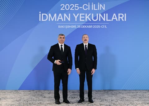 İlham Əliyev 2025-ci ilin idman yekunlarına həsr olunan mərasimdə iştirak edib - YENİLƏNİB