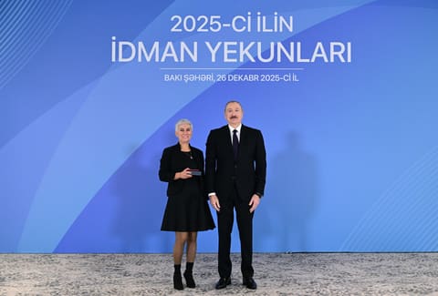 İlham Əliyev 2025-ci ilin idman yekunlarına həsr olunan mərasimdə iştirak edib - YENİLƏNİB