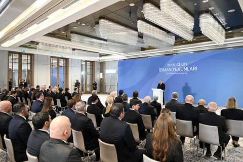 İlham Əliyev 2025-ci ilin idman yekunlarına həsr olunan mərasimdə iştirak edib - YENİLƏNİB